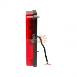 LA45016R; GOPART; Feu arrière LED rectangle universel câblé; pièce detachée