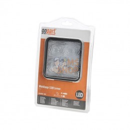 LA15021; GOPART; Phare de travail LED carré 15W 900lm faisceau large; pièce detachée