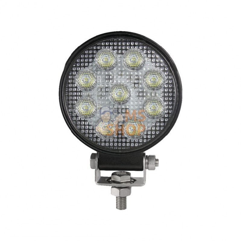 LA15003; GOPART; Phare de travail LED rond 27W 1710lm faisceau large; pièce detachée