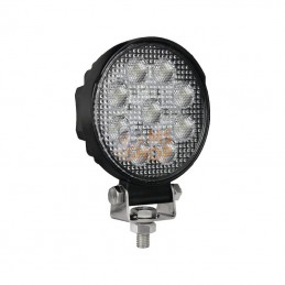 LA15003; GOPART; Phare de travail LED rond 27W 1710lm faisceau large; pièce detachée