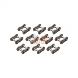 80AH1CLGP; GOPART; Maillon, droit ASA80 H-10pc; pièce detachée