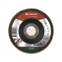 115ZIK80KR; KRAMP; Disque lam. zircon 115mm K80; pièce detachée