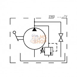 PMS1201; OMFB; Pompe à main 12cc+réservoir 1ltr; pièce detachée