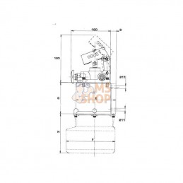 PMSD1202; OMFB; Pompe à main 12cc D.E.+réservoir 2ltr; pièce detachée