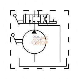 PMSD2502; OMFB; Pompe à main 25cc D.E.+réservoir 2ltr; pièce detachée