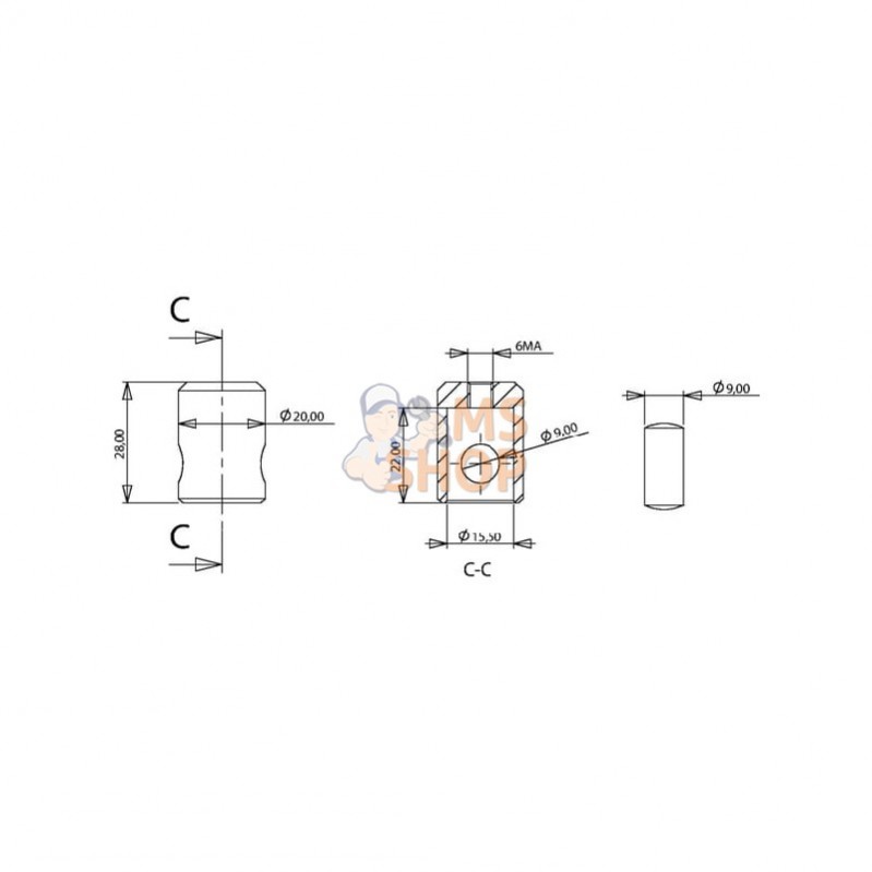 IMC95; INDEMAR; Kit pour Walvoil SD4/5/6; pièce detachée