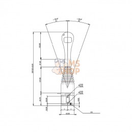 IMCL60200B; INDEMAR; Joystick sans boutons; pièce detachée