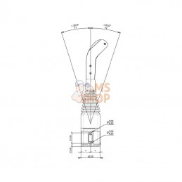 IMCL60200B; INDEMAR; Joystick sans boutons; pièce detachée