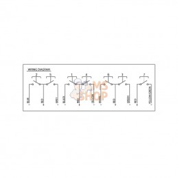 E9634000753; HYDRECO; Joystick-Hebel M10 7 x ON-OFF; pièce detachée