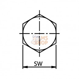 HBM8D; KRAMP; Boulon banjo double M 8; pièce detachée