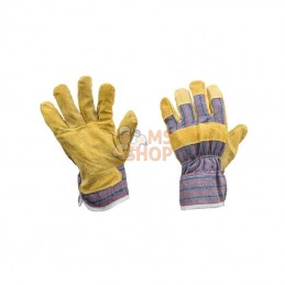 HS111134; UNBRANDED; Gants de travail en cuir taille 10; pièce detachée