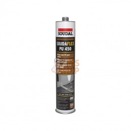 128827SOU; SOUDAL; Mastic colle PU élastique haut Module SNJF PU450 (noir) 300mL; pièce detachée