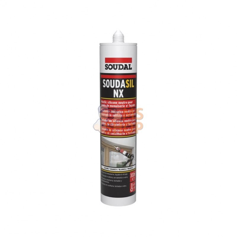 128795SOU; SOUDAL; Silicone NX Blanc 300mL; pièce detachée