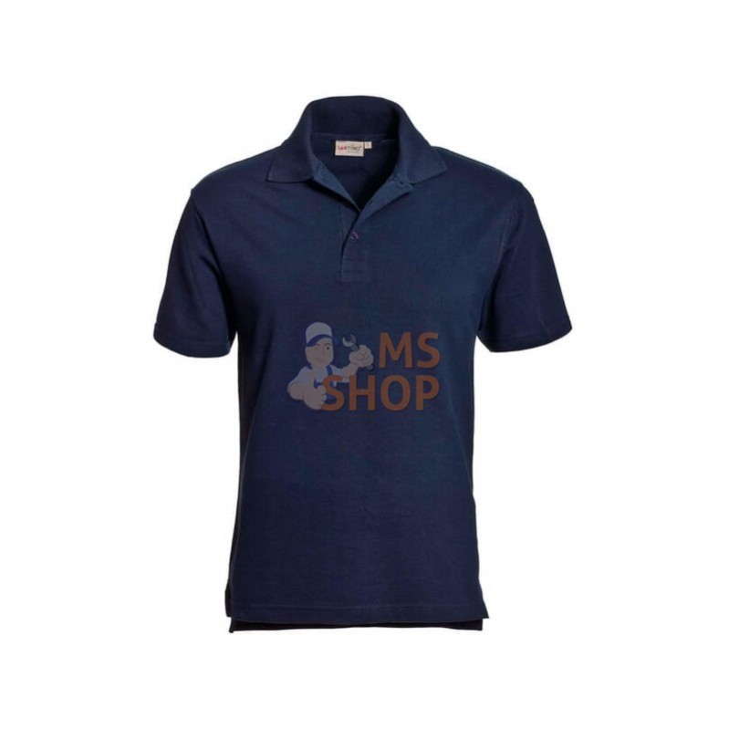 C210049S; SANTINO; Poloshirt bleu marine S; pièce detachée