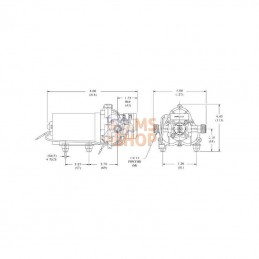 DIP2088343135; SHURFLO; Pompe à diaphr. 12V 11,3 l/min; pièce detachée