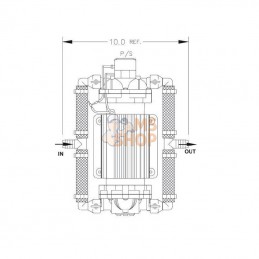 DIP4111035; SHURFLO; Pompe à membrane 12V 26,5 l/m; pièce detachée