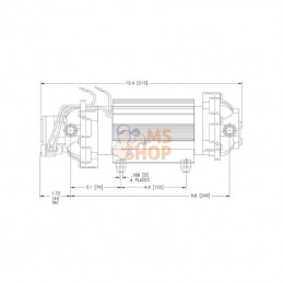 DIP4111035; SHURFLO; Pompe à membrane 12V 26,5 l/m; pièce detachée