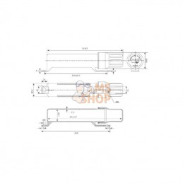 MB115022; KRAMP; Porte-documents rond, petit; pièce detachée
