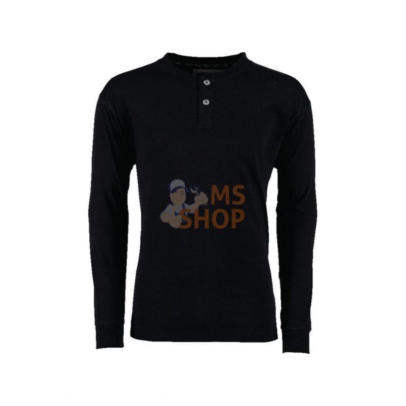 KW207811001062; KRAMP; T-Shirt ML boutons, noir 4XL; pièce detachée KW207811001062; KRAMP; T-Shirt ML boutons, noir 4XL; pièce detachée