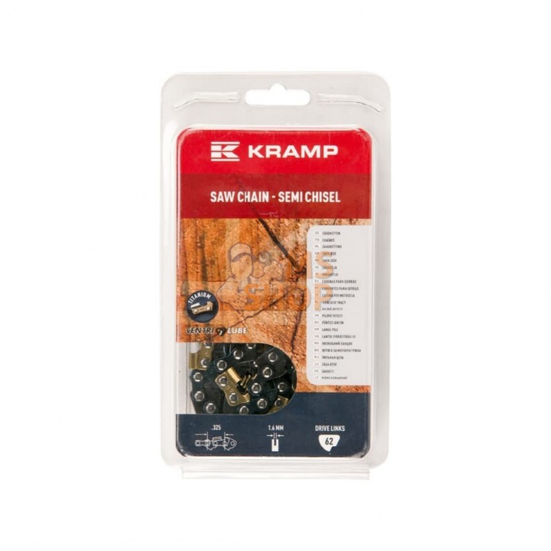 32516SB62KR; KRAMP; Chaîne de tronçonneuse .325" 1,6mm 62 DL demi-ciseau Blister Kramp; pièce detachée