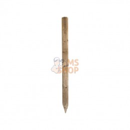 1666261421; OCTO WOOD; Piquet de clôture bois 210 cm x Ø 140 mm Octo bois; pièce detachée