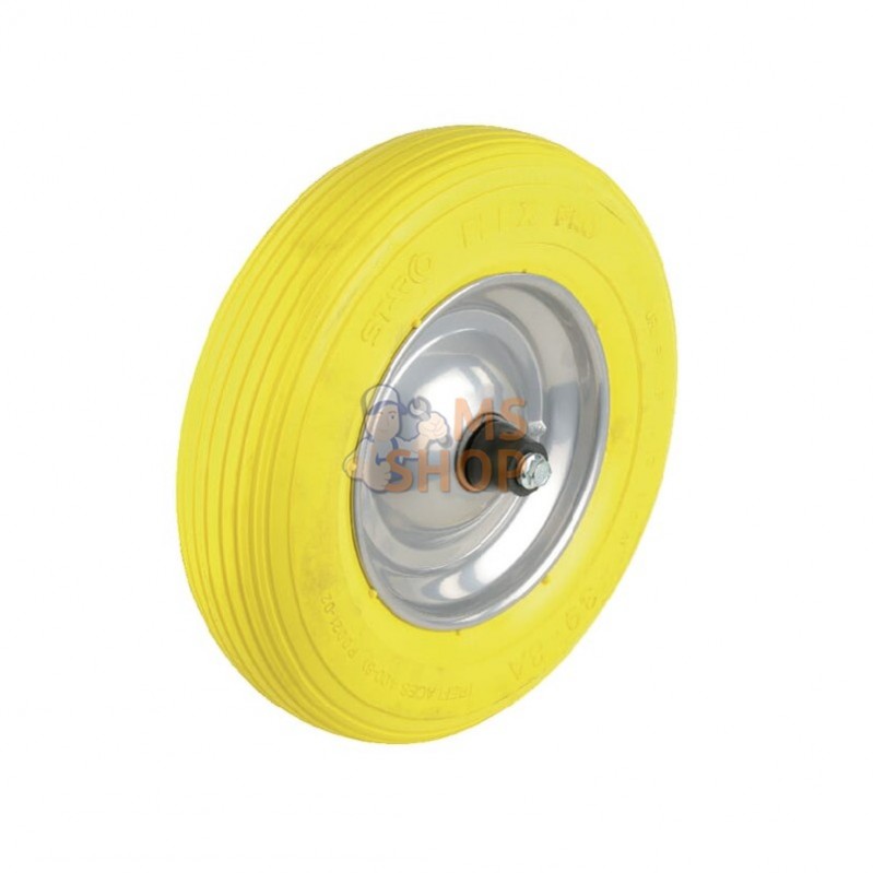 FR1400820128Y; STARCO; Roue complète jaune 4.00x8; pièce detachée