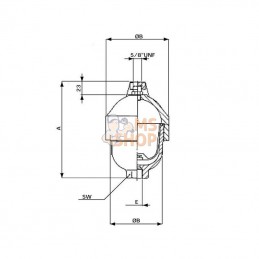 AMP10580; SAIP; Accumulateur 0,5-l-330/p0=80; pièce detachée