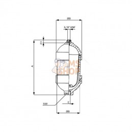 LAV0025100; SAIP; Accumulateur 0,025L-330; pièce detachée