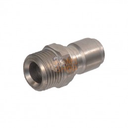 240734017KR; KRAMP; Raccord rapide mâle Ø23,8mm x M 3/4" inox; pièce detachée