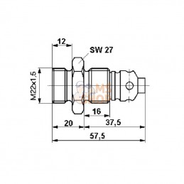 4341080000; WABCO; Clapet anti-retour; pièce detachée