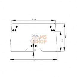 134571605N; KRAMP; Pare-brise; pièce detachée