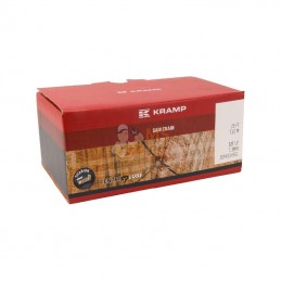 38LP13S25RKR; KRAMP; Chaîne de tronçonneuse 3/8" 1,3mm 410 DL 25 ft demi-ciseau Rouleau Kramp; pièce detachée