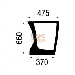 4429882N; KRAMP; Pare-brise avant inf.; pièce detachée