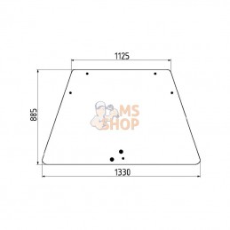 4418946N; KRAMP; Pare-brise ouvrable; pièce detachée