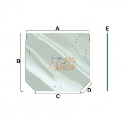 520499N; KRAMP; Vitre de cabine; pièce detachée