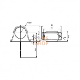 2XS357003001; HELLA VALUEFIT; Feu de gabarit Hella LED; pièce detachée