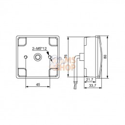 2SB357029011; HELLA VALUEFIT; Feu arrière à LED, feu de stop; pièce detachée