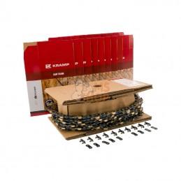 32516SB25RKR; KRAMP; Chaîne de tronçonneuse .325" 1,6mm 462 DL 25 ft demi-ciseau Rouleau Kramp; pièce detachée