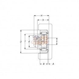 CR4055L; FARO; Rouleau combiné; pièce detachée