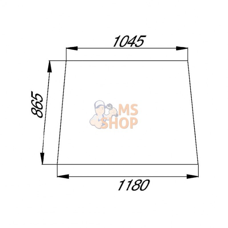 3582160M2N; KRAMP; Pare-brise; pièce detachée