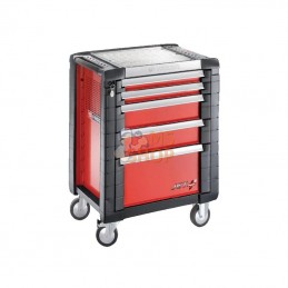 JET5M3PF; FACOM; Servante JETM3 5 tiroirs rouge; pièce detachée