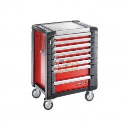JET8M3PF; FACOM; Servante JETM3 8 tiroirs rouge; pièce detachée