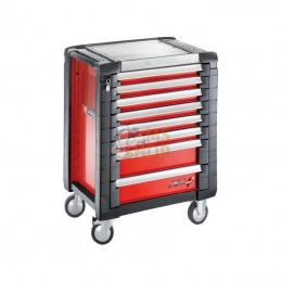 JET8M3PF; FACOM; Servante JETM3 8 tiroirs rouge; pièce detachée