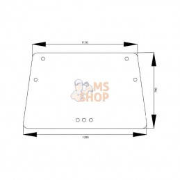 4354075N; KRAMP; Pare-brise ouvrable; pièce detachée