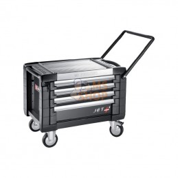 JETCR4GM3PF; FACOM; Servante JETM3 4 tiroirs noir; pièce detachée