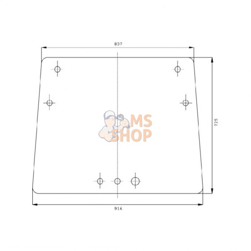 247810040401N; KRAMP; Pare-brise; pièce detachée
