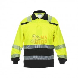 040460YBXL; HYDROWEAR; Polo Tanna manches longues Trendy haute visibilité jaune/noir taille XL; pièce detachée