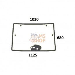 00150354010N; KRAMP; Pare-brise, partie haute; pièce detachée