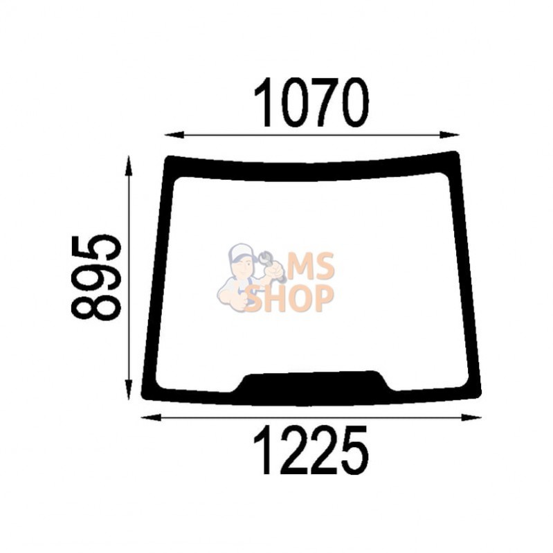 5089552N; KRAMP; Pare-brise; pièce detachée