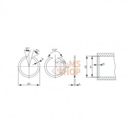 BR21; IDC ®; Circlip pour boîtier; pièce detachée